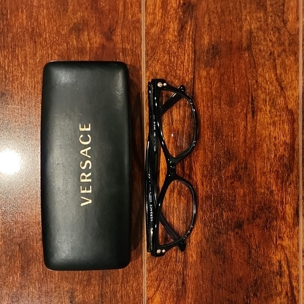 Versace prescription glasses and case
